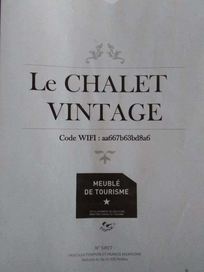 Chalet Vintage Pollieu Bagian luar foto
